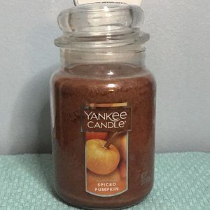 Yankee Candle Large Jar Scented Candle Spiced Pumpkin